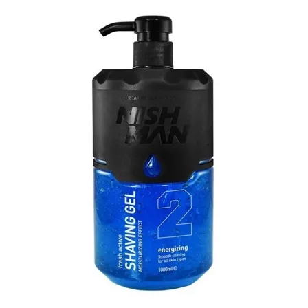 Gel Para Afeitar Nishman Shaving Gel Para Barberia 1 Lt