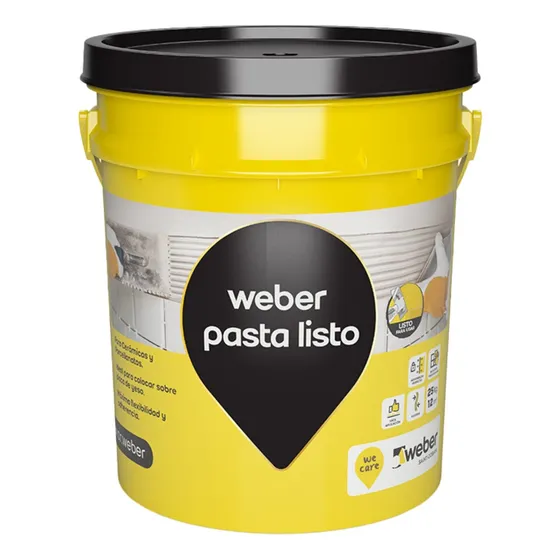 Pegamento Mezcla Adhesiva Weber Pasta Lista 25 Kg P/ Durlock