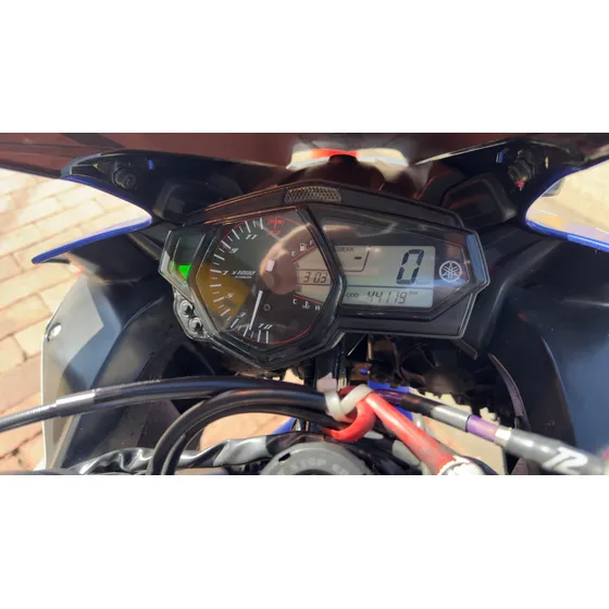 Yamaha R3 Azul Gris