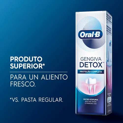 Pasta Dental Con Flúor Detox Protección Completa 75ml Oral-b