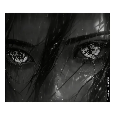 Mouse Pad Gamer De Vidro Speed Glacier 49x42 Premium Silent Eyes