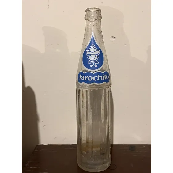 Antigua Botella Refresco Soda Jarochito Vacía Medio Litro
