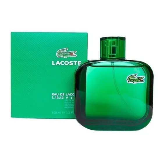 Locion Perfume Lacoste L.12.12 Vert Verde 100 Ml