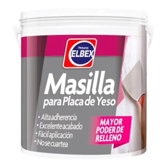 Masilla Para Placa De Yeso Elbex 6 Kg.