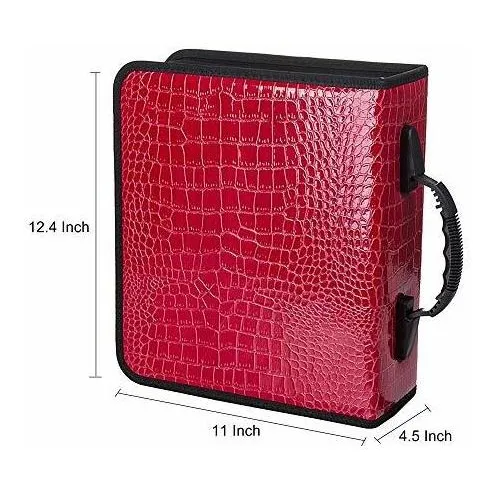 Estuche Para Cd Capacidad 400 Disco Sintetica Dvd Color