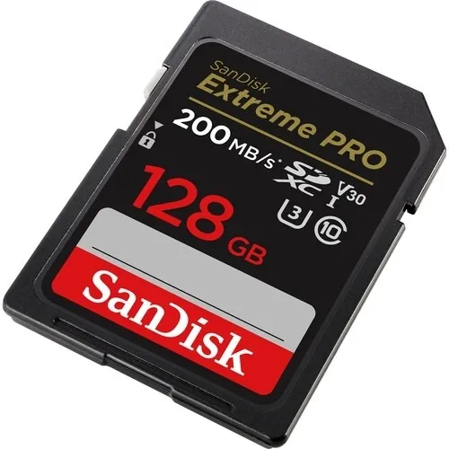 Tarjeta SDXC SanDisk Extreme Pro 128GB UHS-I 200MB/s 90MB/s Resistente