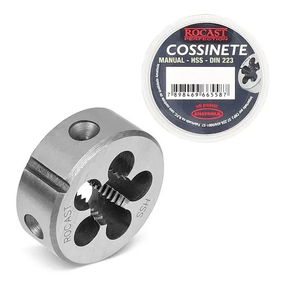 Cossinete Manual Hss Mf M6 X 0.75 - Rocast