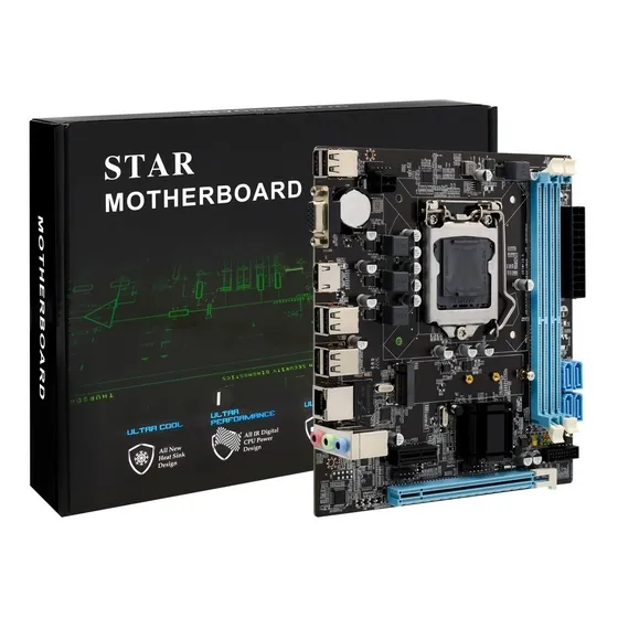 Tarjeta Madre H61 Lga1155 Intel 2da/3ra 6usb/ddr3/hdmi/m2