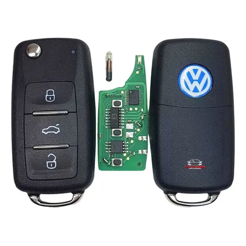 Llave De Control Con Chip For Beetle, Jetta, A4, Golf,
