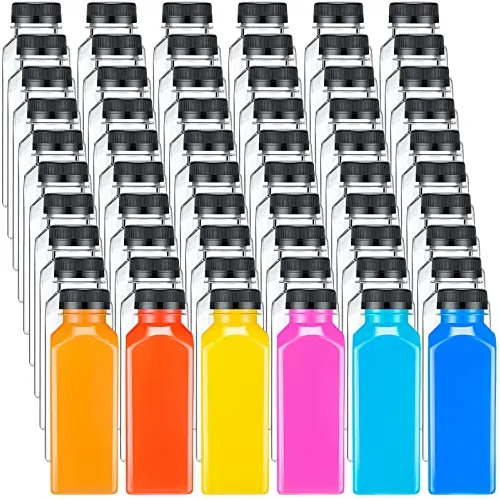 200 Pcs Botellas De Plástico Con Botellas De Jugo Mz51p