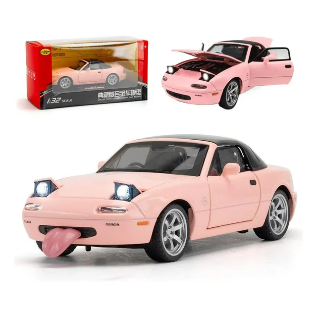 Mazda Mx-5 Cabriolé Miniatura Metal Autos A Escala 1:32