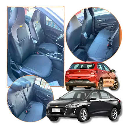 Capa De Banco Carro Couro Onix 2020 2021 2022 2023 2024 2025
