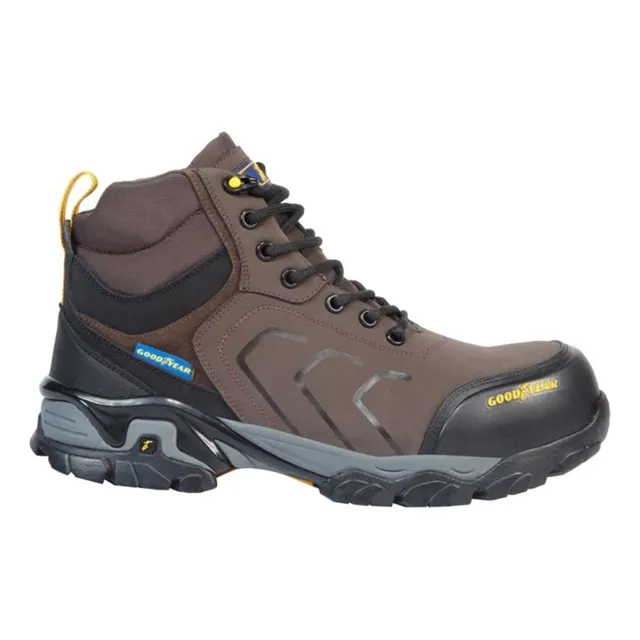 Bota Industrial Goodyear 0111 Gris 952661 Con Casquillo Cbo