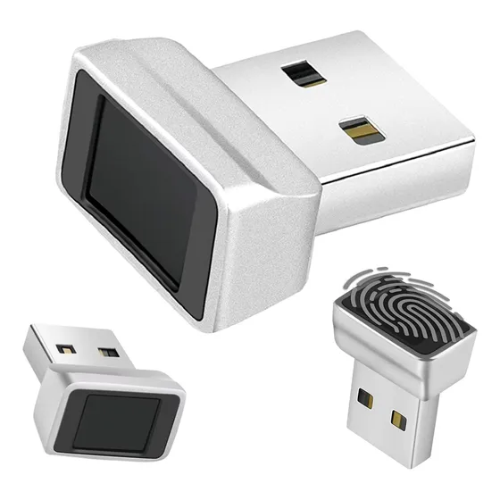 Leitor Biométrico Portátil Usb Desbloqueio Fácil P/ Notebook