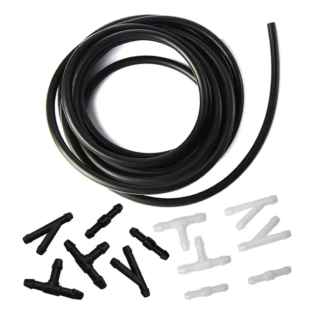 400cm Kit Manguera Lavaparabrisas Universal Con 12 Conector