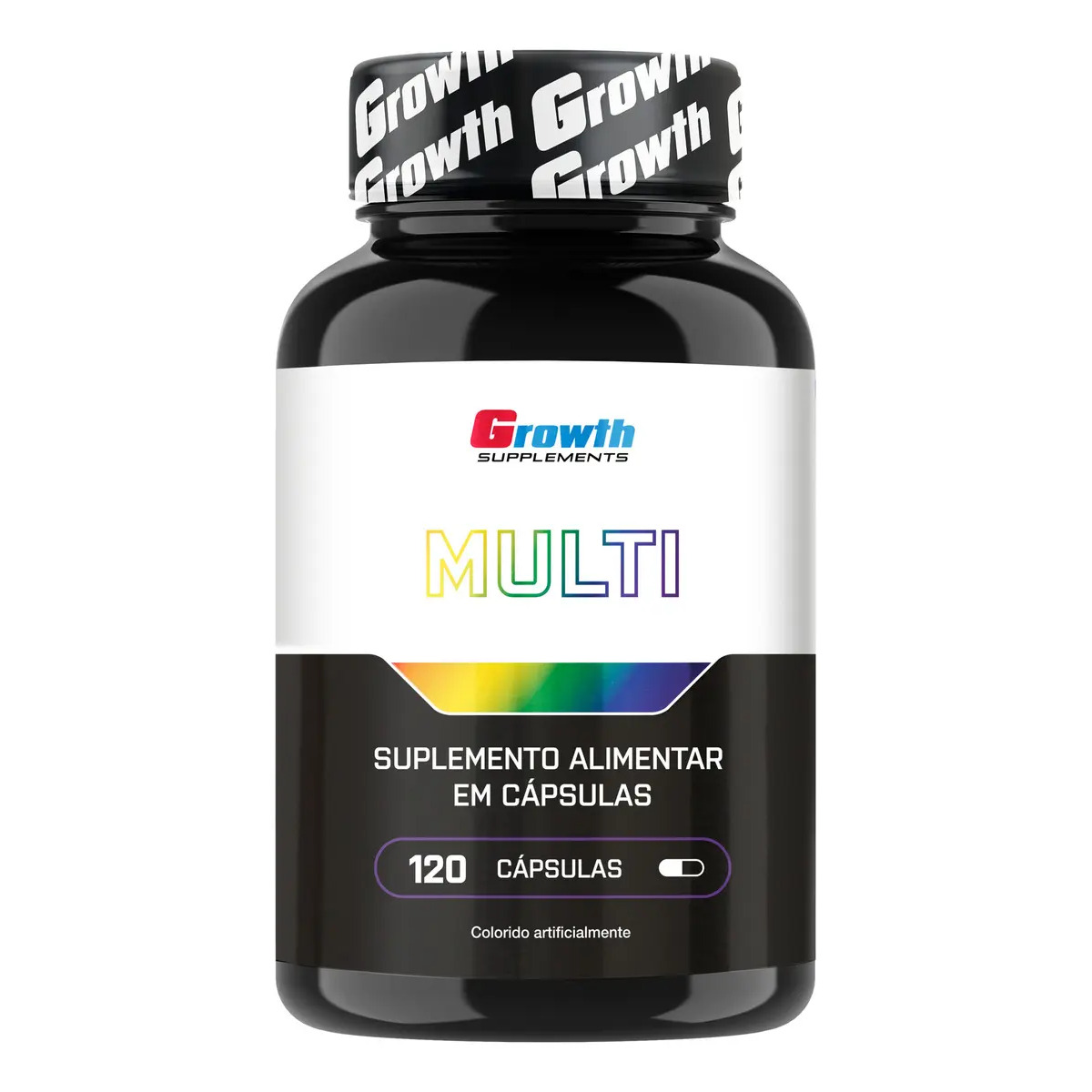 Multivitamínico Growth Supplements em cápsula Sem sabor x 100g de 120 un