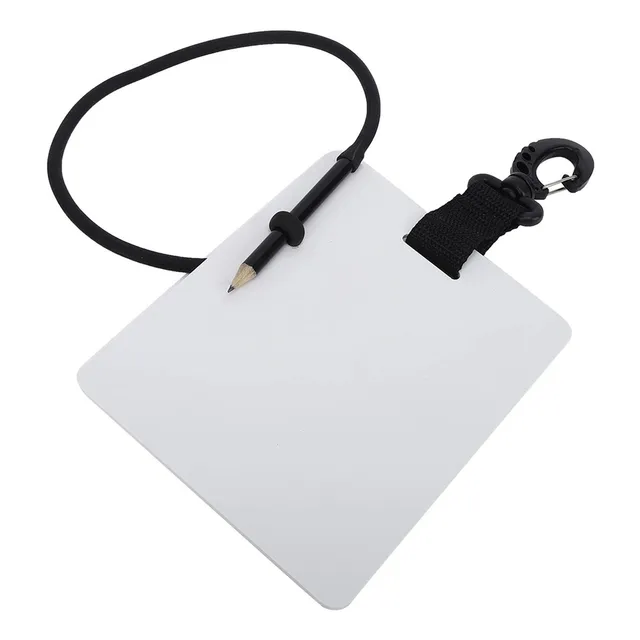 Pizarra Para Escribir Bajo Agua Clip Hebilla Buceo Tomar