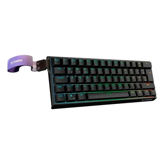 Teclado Gamer Magnético Fortrek Ora Pro Switch Leobog Preto