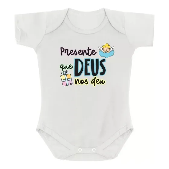 Body Infantil Bebê Presente De Deus Unissex