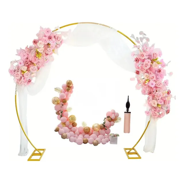 Bases Estructura Arco Para Globos Decoración Soporte Aro2.2m