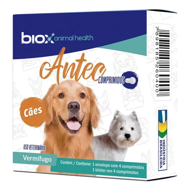 Antec, Desparasitante Para Perros X 4 Tab