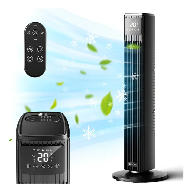 Ventilador De Torre Silencioso Con Control Remoto 10m/s