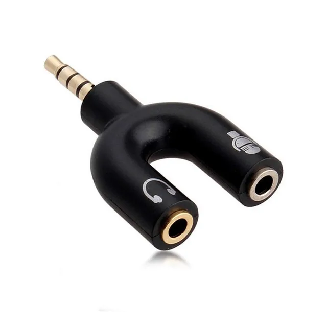 Adaptador Separador De Señal Micrófono Y Audífono Trrs