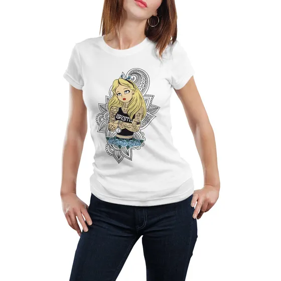 Diseños Remeras Mujer Princesas Sublimación M56