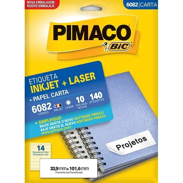 Etiqueta Pimaco 6082
