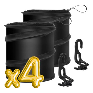 2 Bote Basura Plegable Universal Portátil Vehículo Ganchos 2 Bote Basura Plegable Universal Portátil Vehículo Ganchos