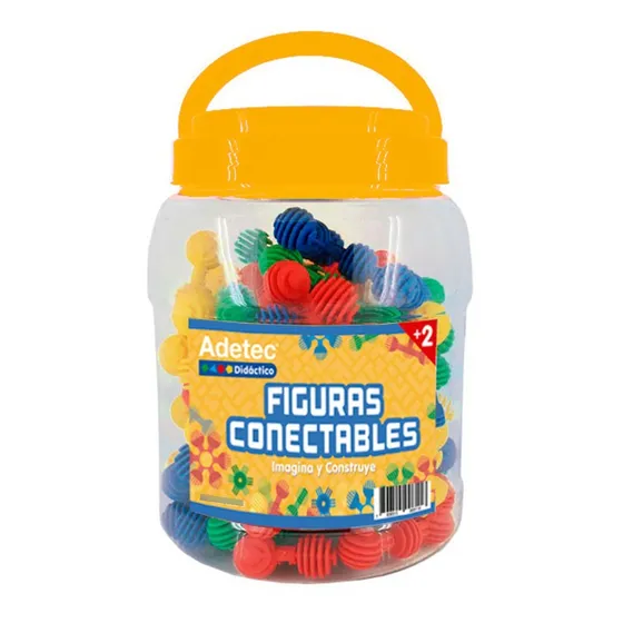 Juego Didáctico Figuras Conectables 60 Piezas Juguetes