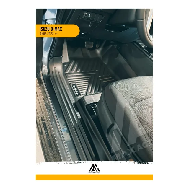 Alfombras Tipo Bandeja Para Isuzu Dmax 2021 - 2024