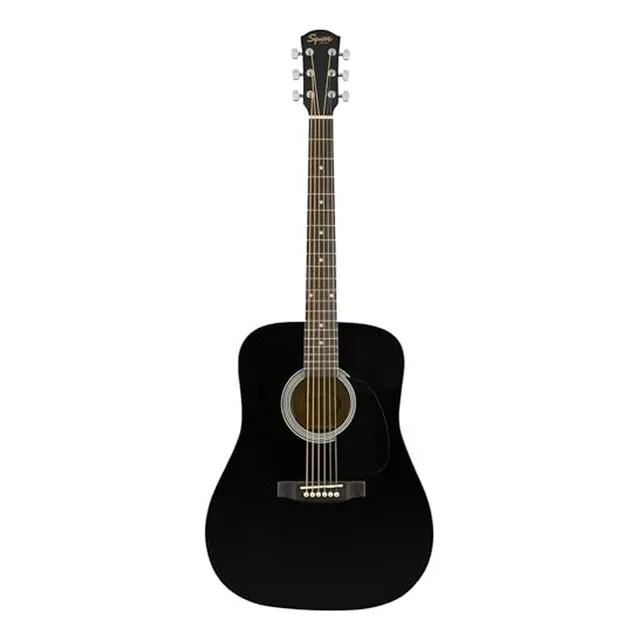 Guitarra Acústica Squier Sa-150 Dreadnought, Negra