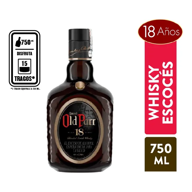 Old Parr 18 Años Botella 750 Ml