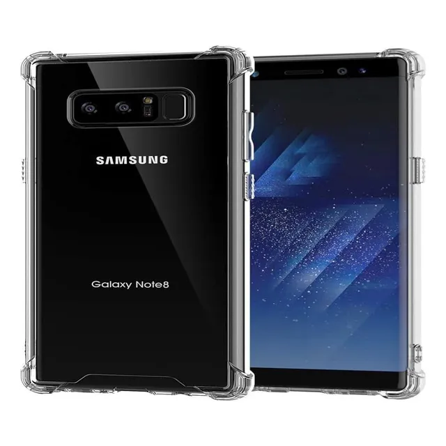 Forro Bryp Samsung Note 8 Antigolpe Silicone Transparente