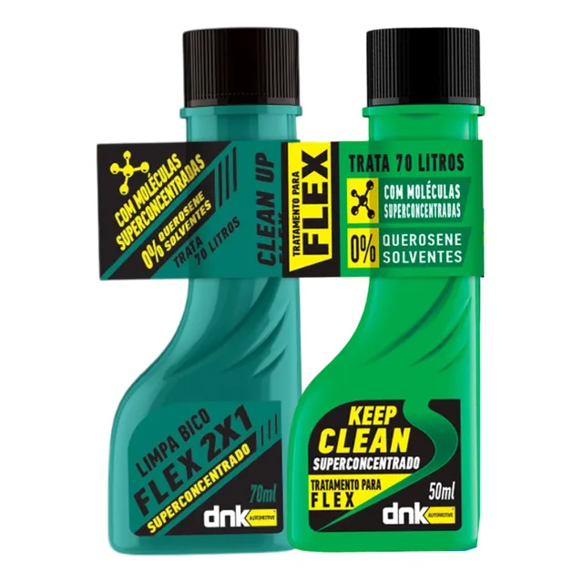 Kit Tratamento Flex Keep Clean + Limpa Bico Superconcentrado