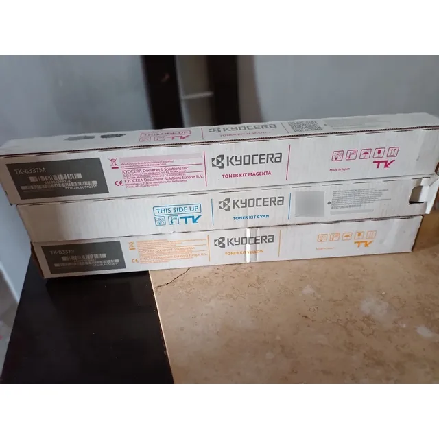Kit 3 Cartuchos De Toner Tk-8337 Magenta / Cian / Amarillo