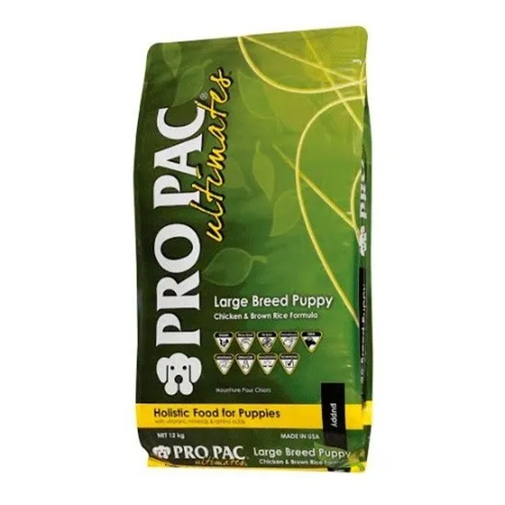 Alimento Perros Puppy Raza Grande Pro Pac Pollo Arroz 12 Kg