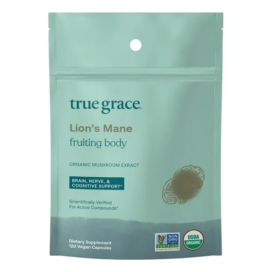 Suplemento True Grace Mushroom Lion's Mane 120 Cápsulas