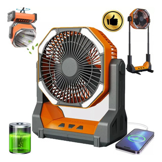 Ventilador Portátil Camping Con Luz Led,20000mah Recargable Ventilador Portátil Camping Con Luz Led,20000mah Recargable
