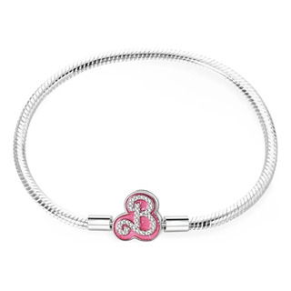 Pulsera Para Charms Plata S925 100%, Letra B, Brazalete Pulsera Para Charms Plata S925 100%, Letra B, Brazalete