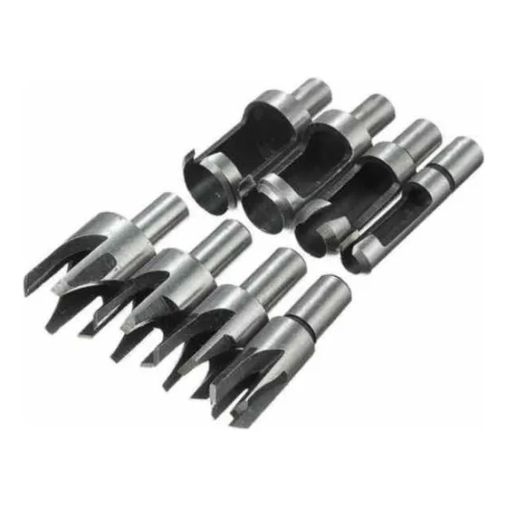 Broca Recta Conica 6-16mm Corte Enchufe Biselado Kit 8 Un