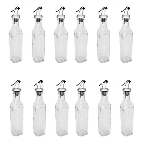 Pack 12 Aceitero Vinagrero Botella Aceite Oliva 250ml