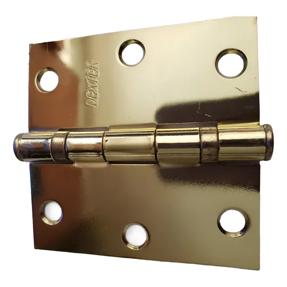 Bisagra 3 Libro Laton Brillante Con Balero Dexter 7211 18 Pz