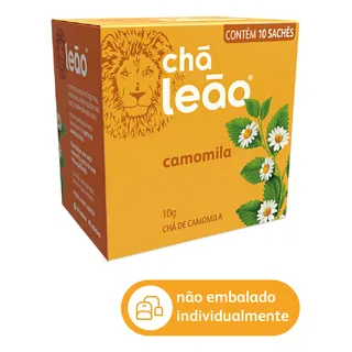 ChĂĄ De Camomila SachĂȘ Com 10 Unidades 10g ChĂĄ LeĂŁo ChĂĄ De Camomila SachĂȘ Com 10 Unidades 10g ChĂĄ LeĂŁo
