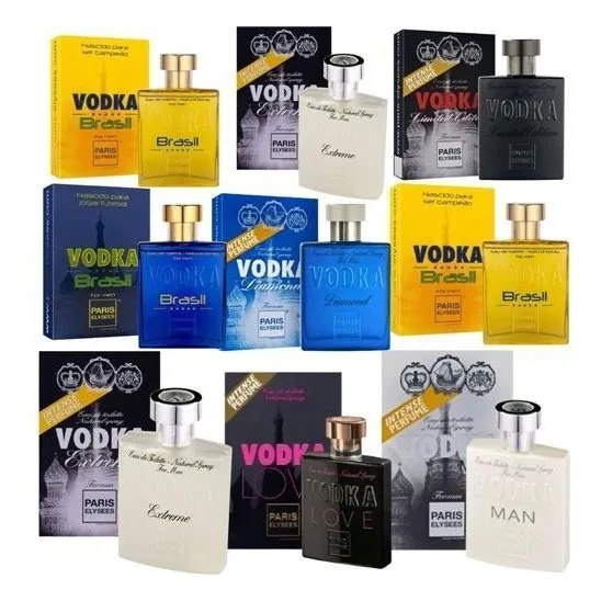 Kit Com 2 Perfumes Paris Elysees Original Lacrado +amostras