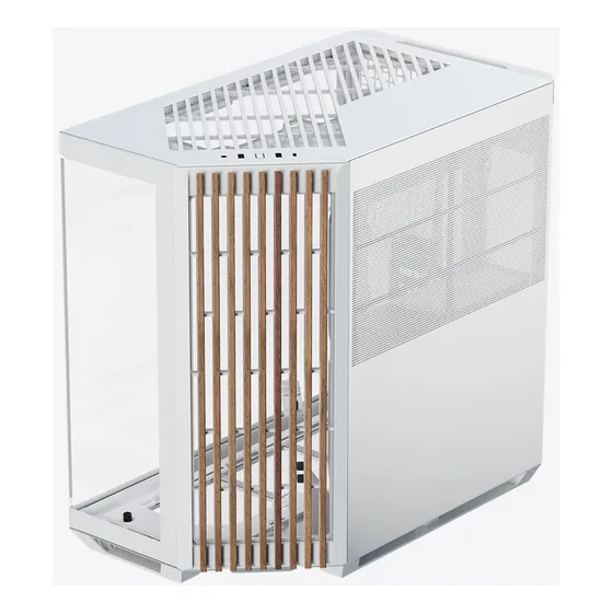 Gabinete Gamer Apnx V1 Blanco Wood V1-w-wt-v1 Alta Gama