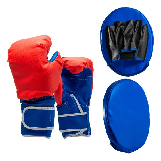 Combo Entrenamiento Guantes Foco + Guante De Niño Box Kit