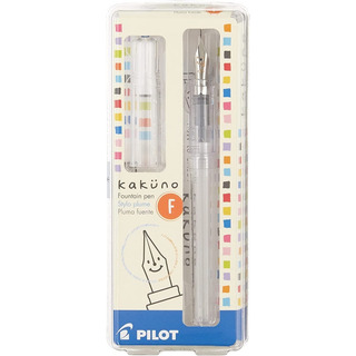 Pluma Fuente Premium Pilot Kakuno Cristal Punto Fino/mediano Pluma Fuente Premium Pilot Kakuno Cristal Punto Fino/mediano