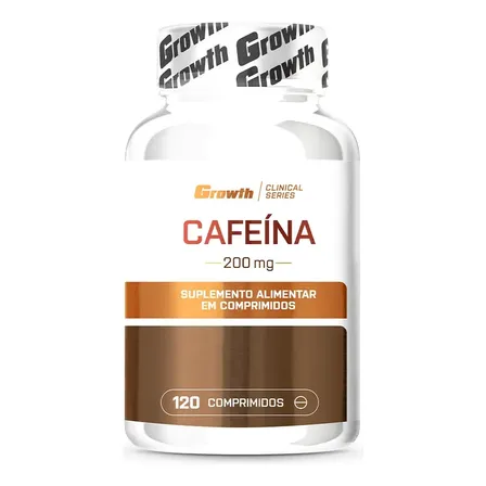 Cafeína 200mg 120 Comprimidos Growth Supplements